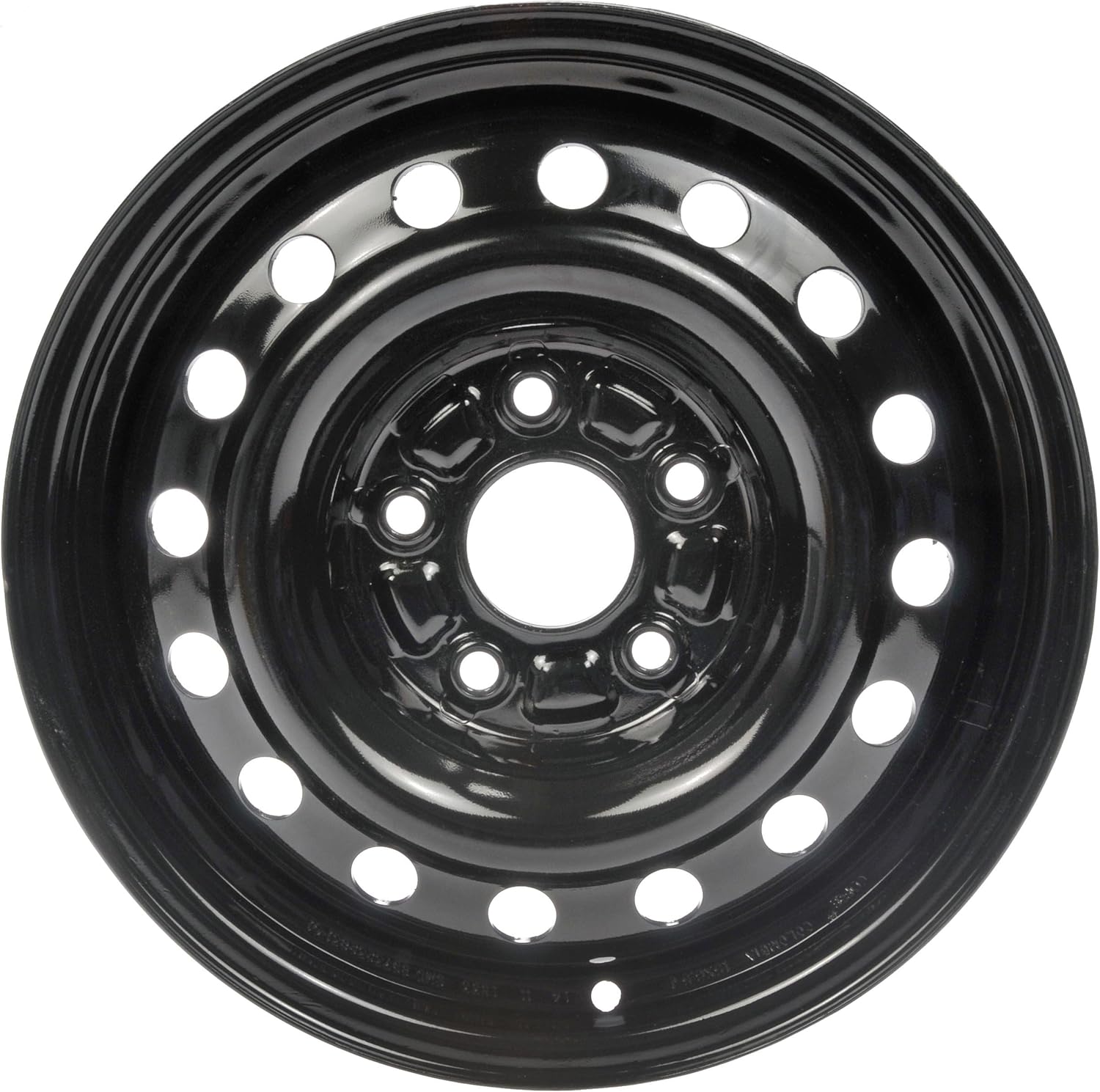 15 X 6.5 In. Black Steel Wheel W445