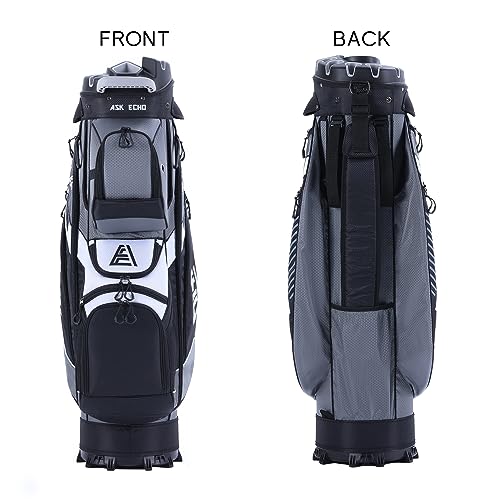 14 Way Organizer Golf Cart Bag with Rain Cover Y1127