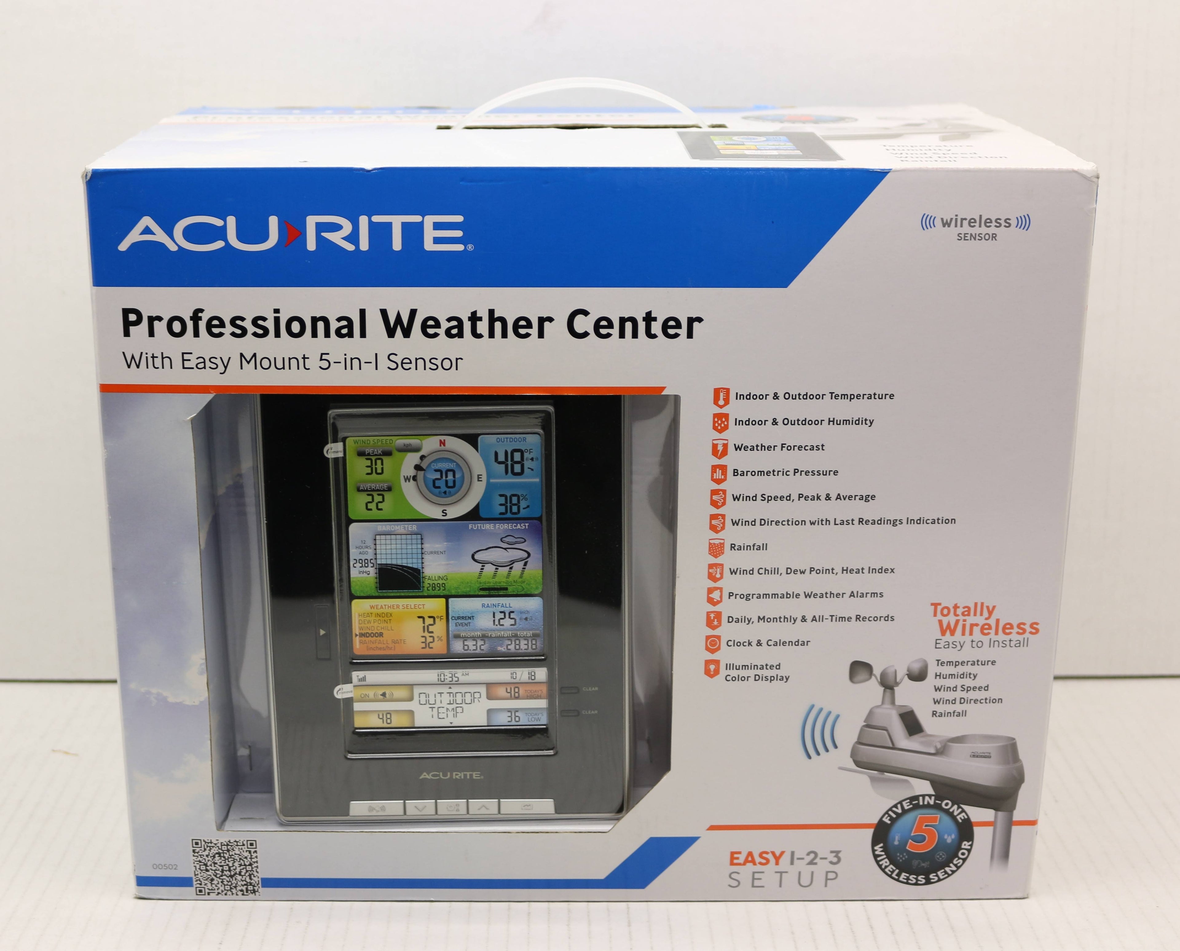 Professional Weather Center with 5-in-1 Sensor J77614