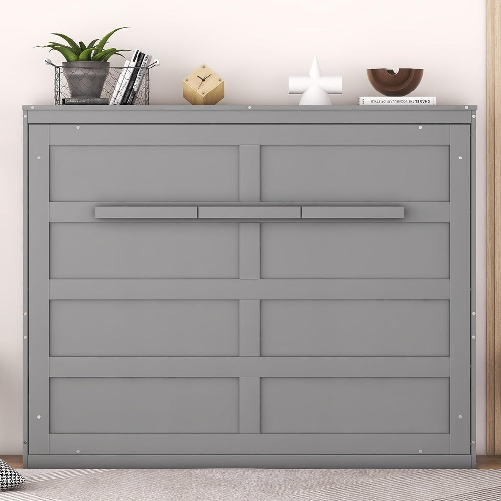 Gray Full Size Murphy Bed N6844