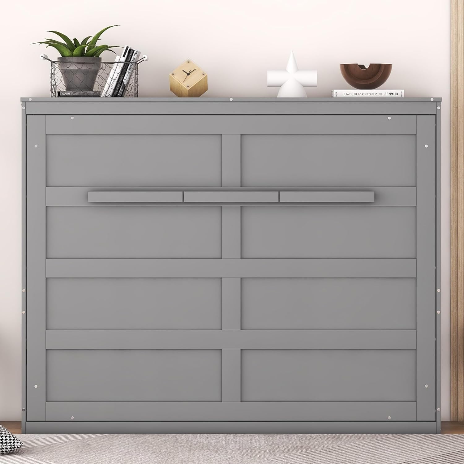 Gray Full Size Murphy Bed N6844