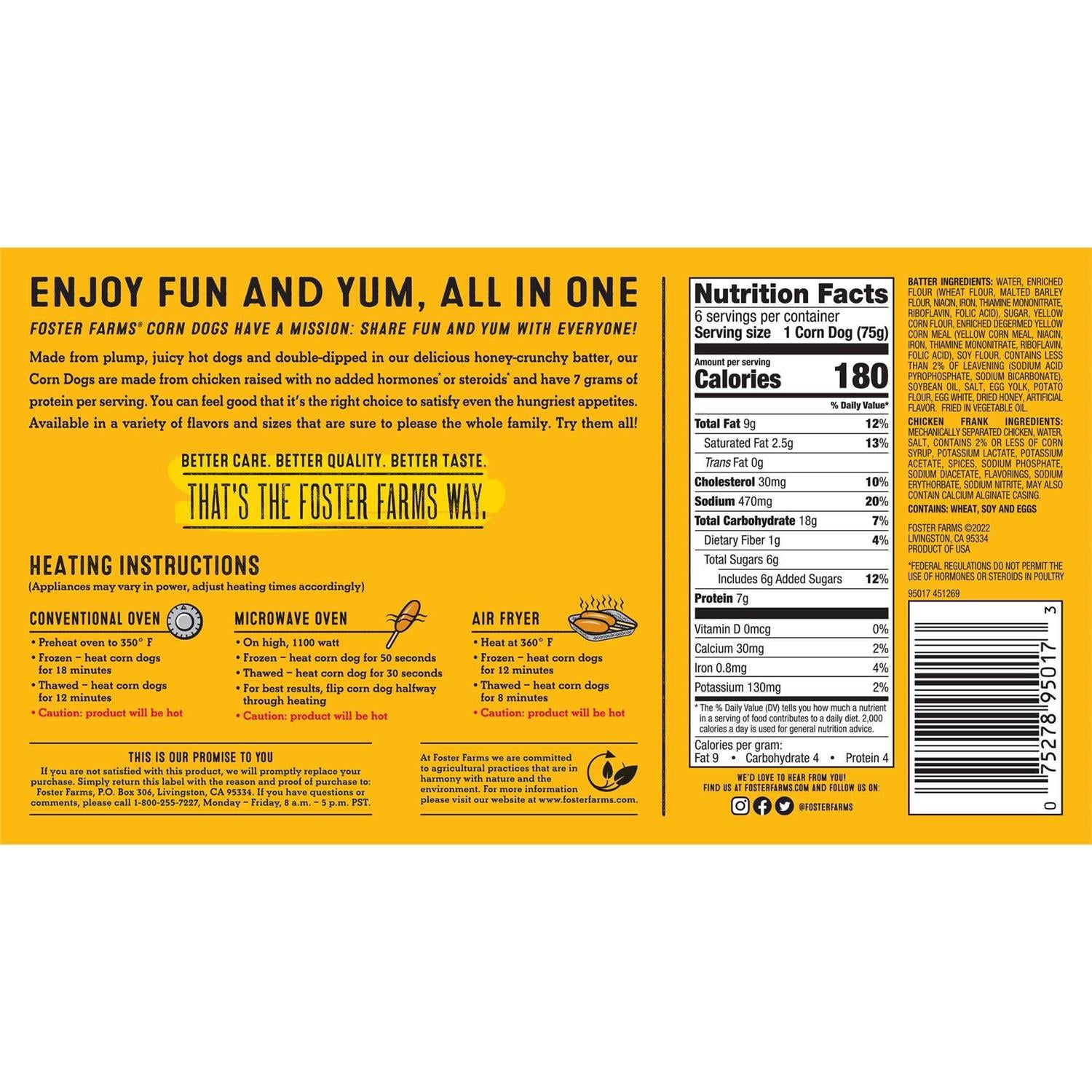 Corn Dogs Honey Crunchy Flavor F70898