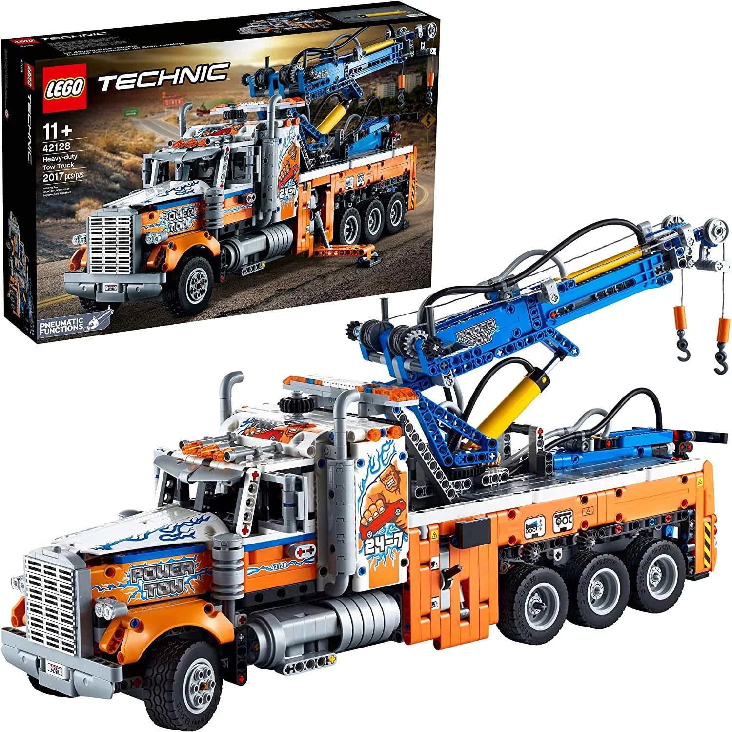 Heavy-Duty Tow Truck with Crane Q6858