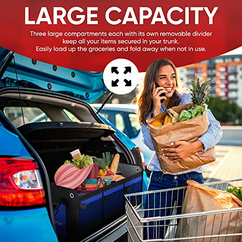 Black Collapsible SUV Trunk Organizer 50L P55904