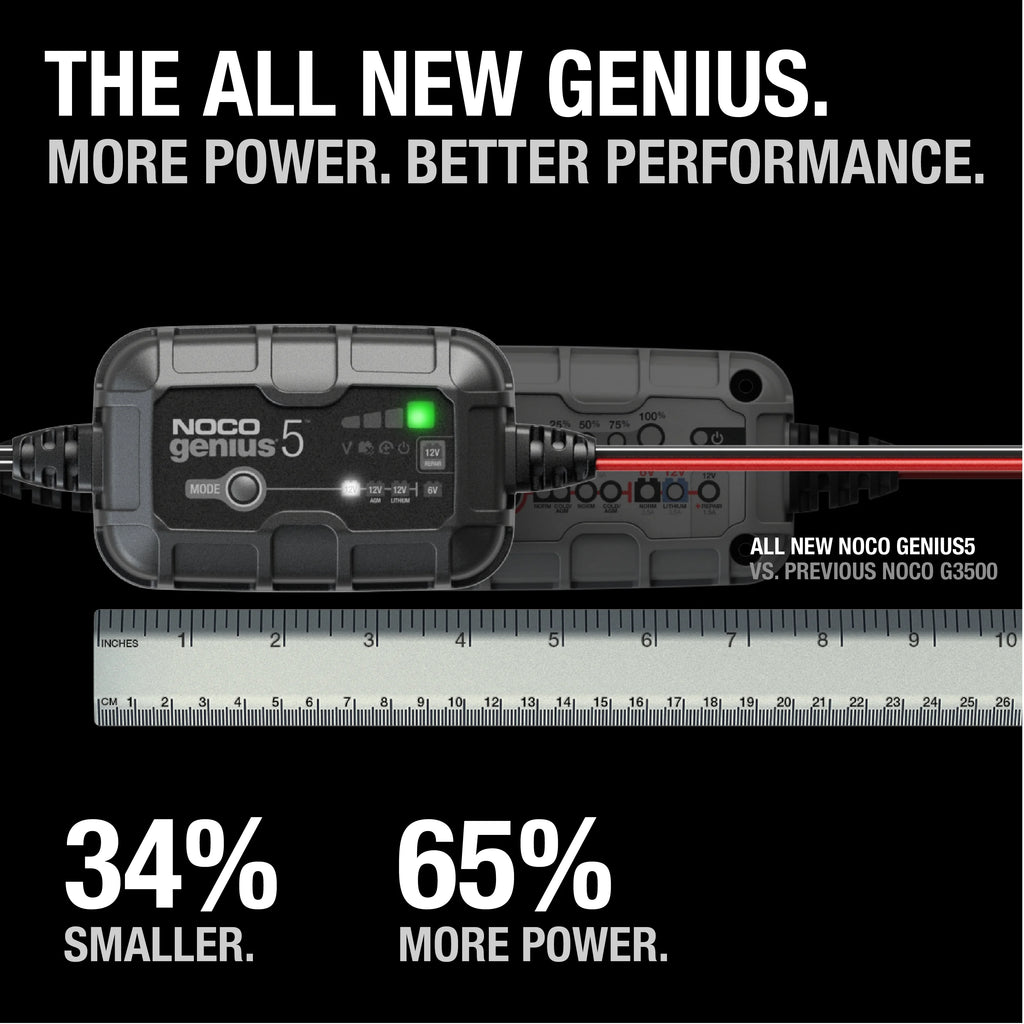 6V/12V 5A Smart Battery Charger and Maintainer O6463