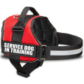 Industrial Puppy Service Dog Vest with Hook and Loop Straps and Handle Harness V694