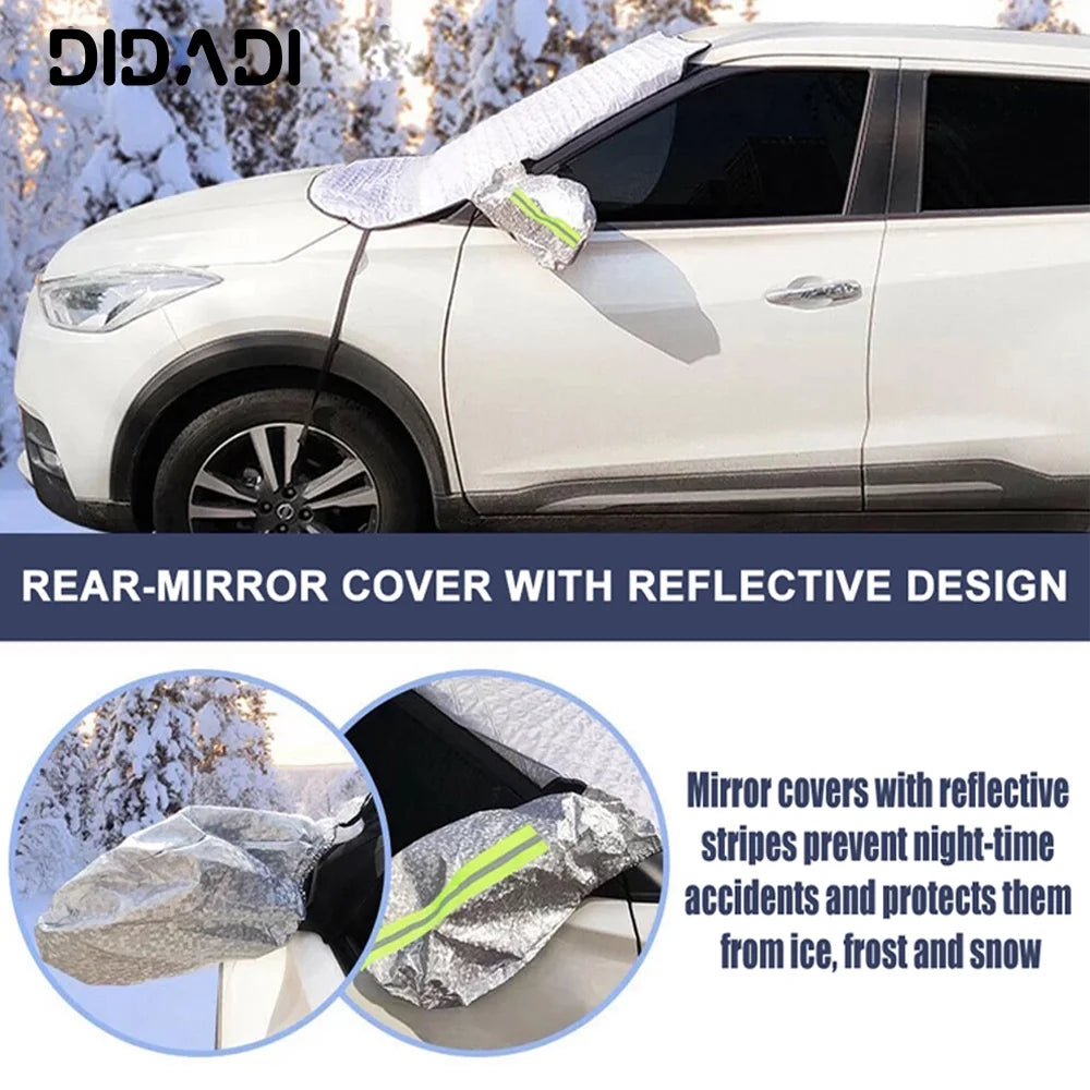 Thick Magnetic Windshield Cover for Ice Snow N714471