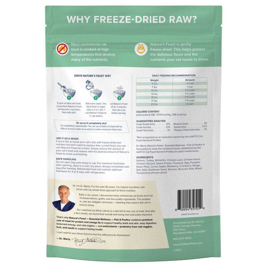 Freeze Dried Raw Cat Food Y3239