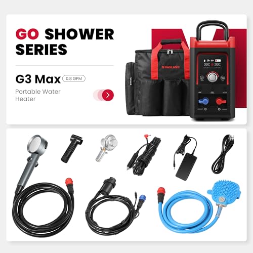 1lb Propane Portable Water Heater with Pump M445