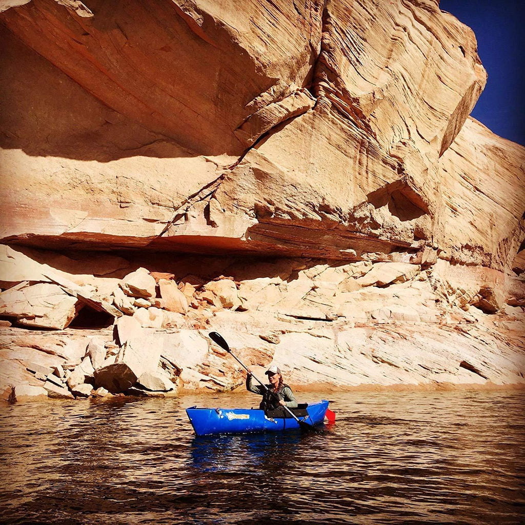 10 Ft Foldable Kayak Dark Yellow T7338
