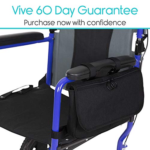 Wheelchair Carry Bag Arm Rest Pouch Side Storage Organizer L225899