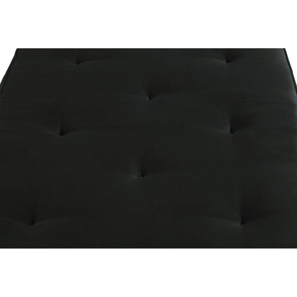 8-Inch Independently Encased Coil Futon Mattress Full Size Black M364044