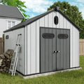 6x6 FT Outdoor Resin Storage Shed with Floor M85847