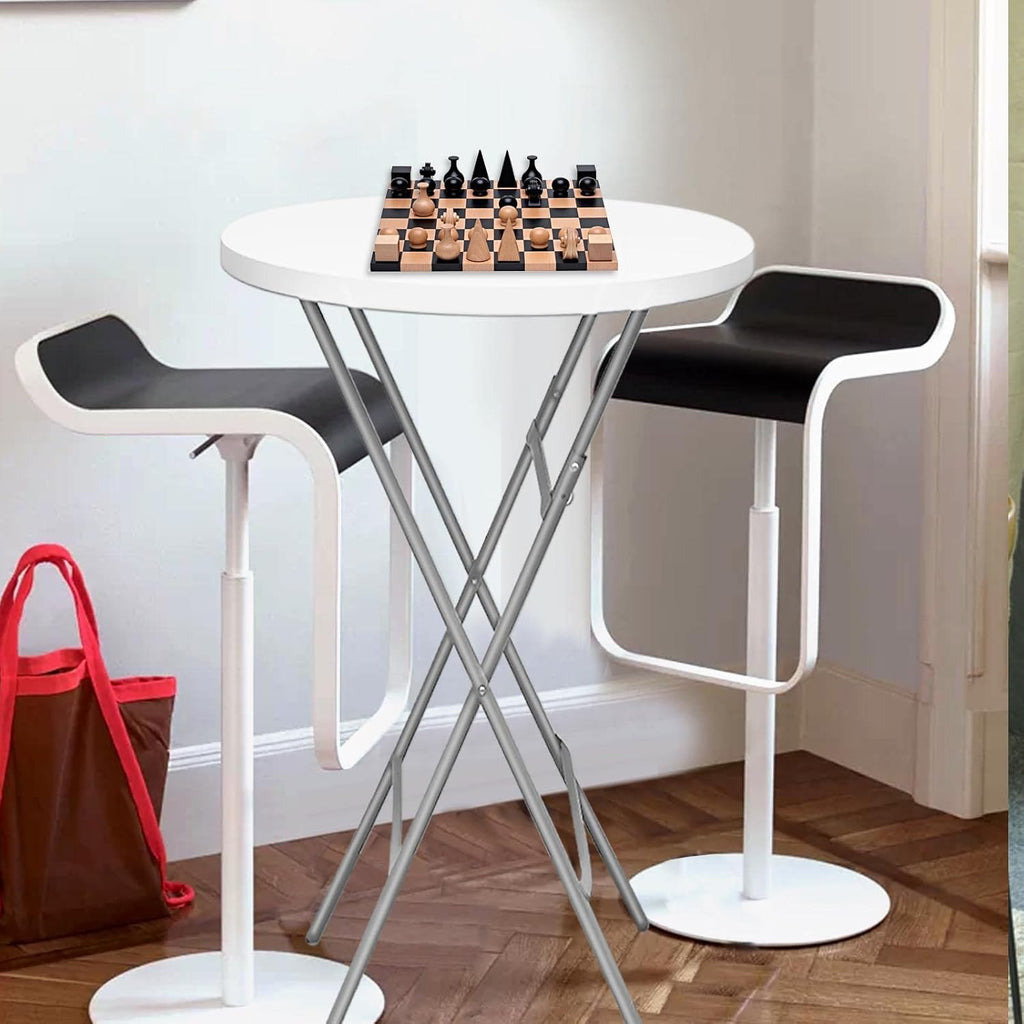 32" Round Plastic Folding High Top Table A248791