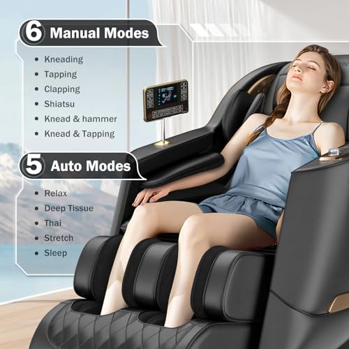 Massage Chair with Zero Gravity SL-Track Shiatsu V730660