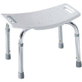 White Non-Slip Adjustable Tub and Shower Chair G448845