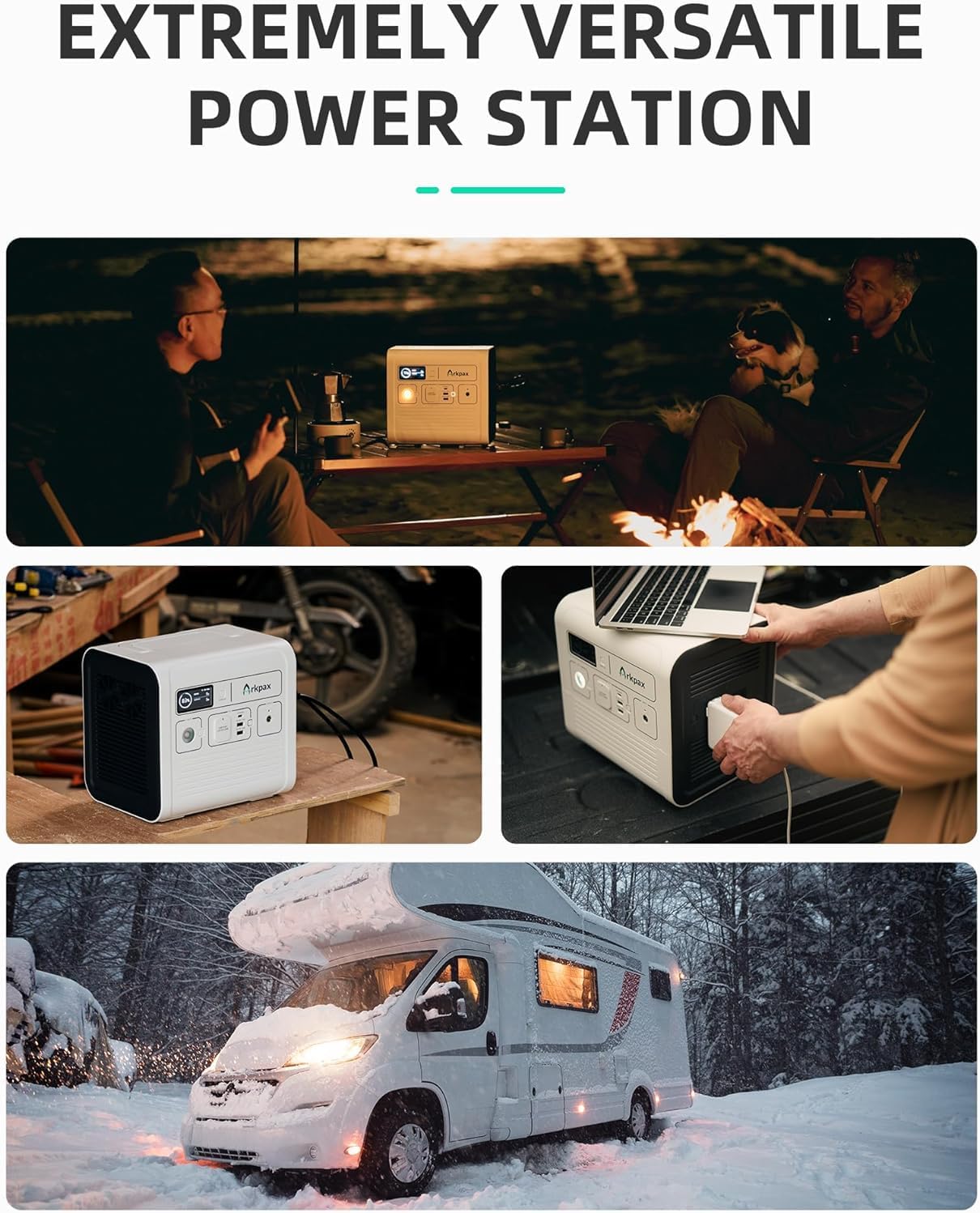 1051Wh 1200W Pure Sine Wave Portable Power Station C7198