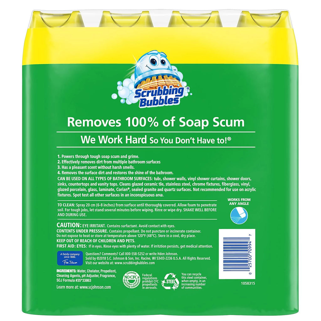 25 oz Foaming Bathroom Cleaner 4 pk F3900