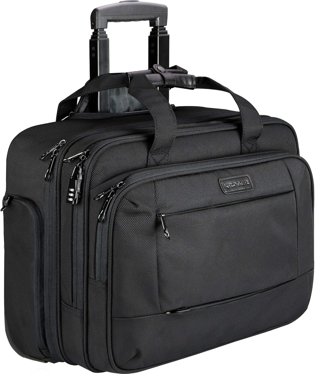 Rolling Laptop Bag Wheeled Briefcase for 17.3 Inch Laptop R343