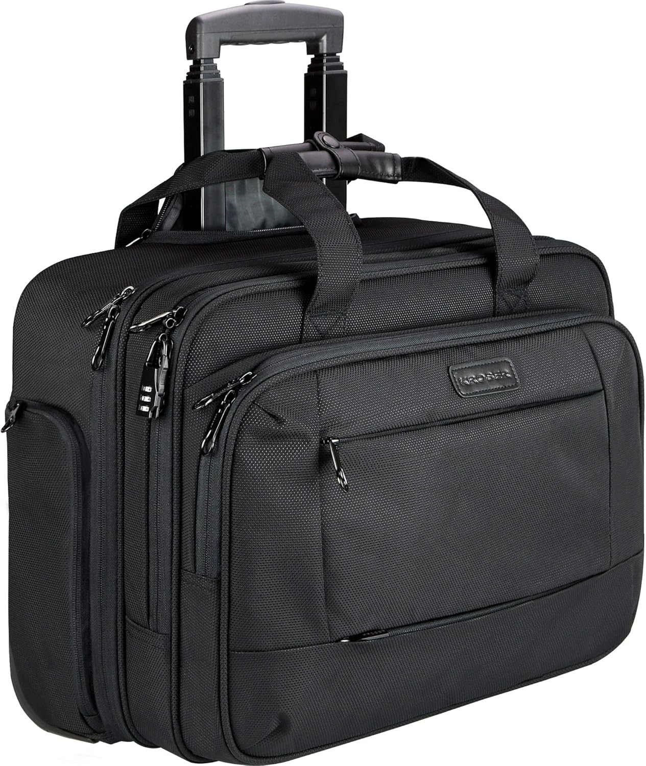 Rolling Laptop Bag Wheeled Briefcase for 17.3 Inch Laptop R343
