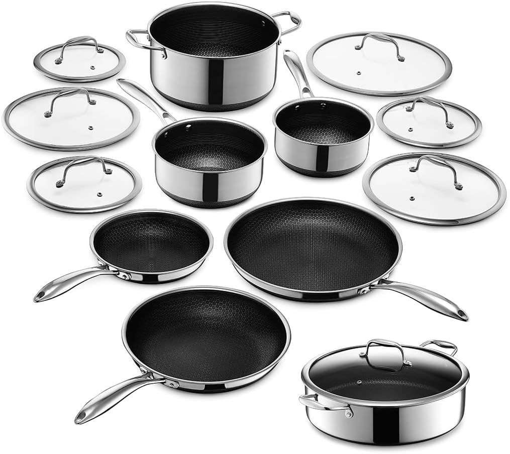 13 Piece Hybrid Stainless Steel Cookware Set R134