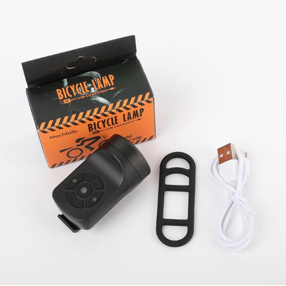 120Db USB Rechargeable Electric Bike Horn with 4 Sound Modes M60379