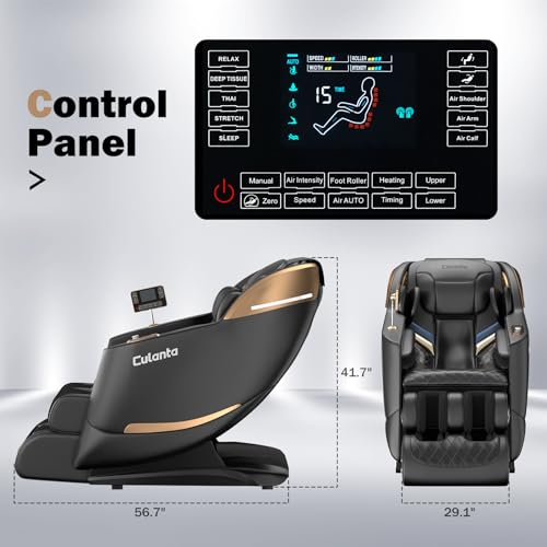 Massage Chair with Zero Gravity SL-Track Shiatsu V730660