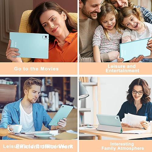 11 Inch Android Tablet with 16GB+256GB+1TB Expand, 8600mAh, Octa-Core 2.0 GHz, 5G WiFi, Dual Camera, Bluetooth 5.0, HD Screen with Keyboard Mouse - Grey Z94037