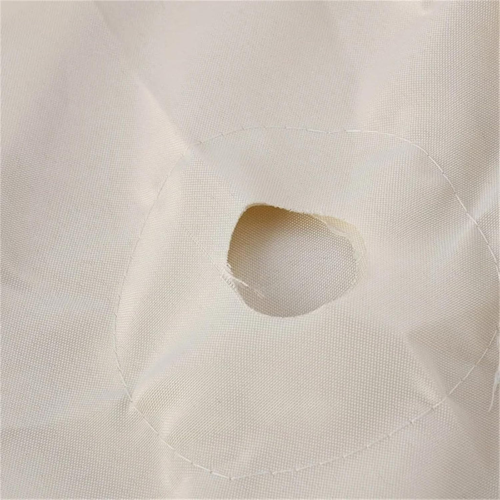 9.8ft Patio Umbrella Replacement Top Cover with 8 Ribs (White) Y4640