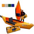 10 Ft Foldable Kayak Dark Yellow T7338