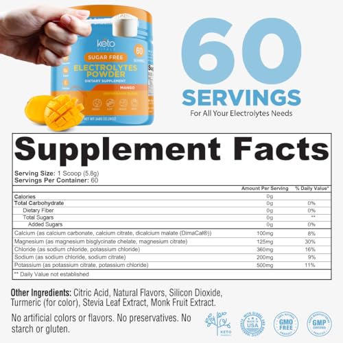 Electrolytes Powder with Potassium, Magnesium, Sodium, Calcium L1408