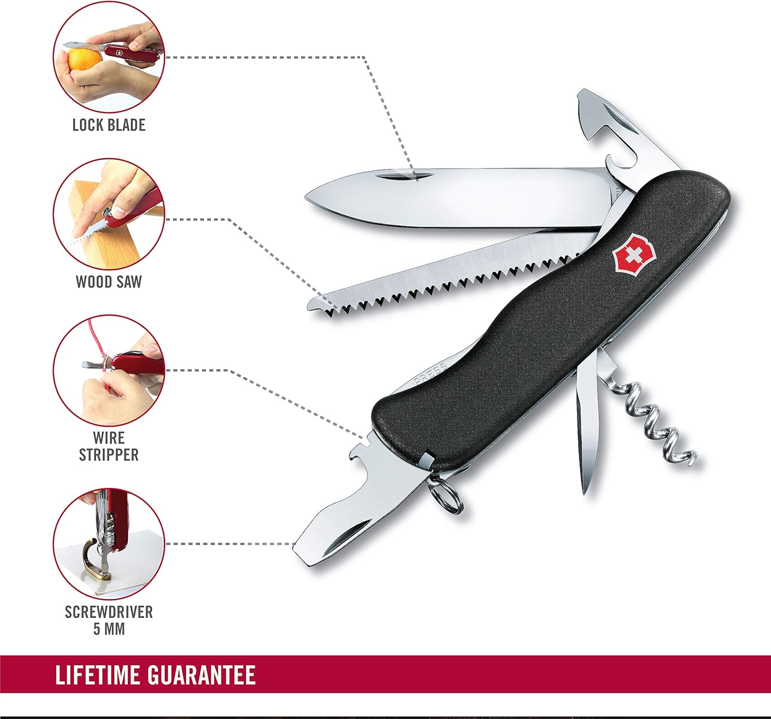 Black Swiss Army Knife L73537