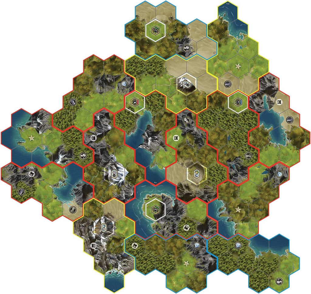 Board Game, 2-4 Players, 1-2 Hour Playtime R954361