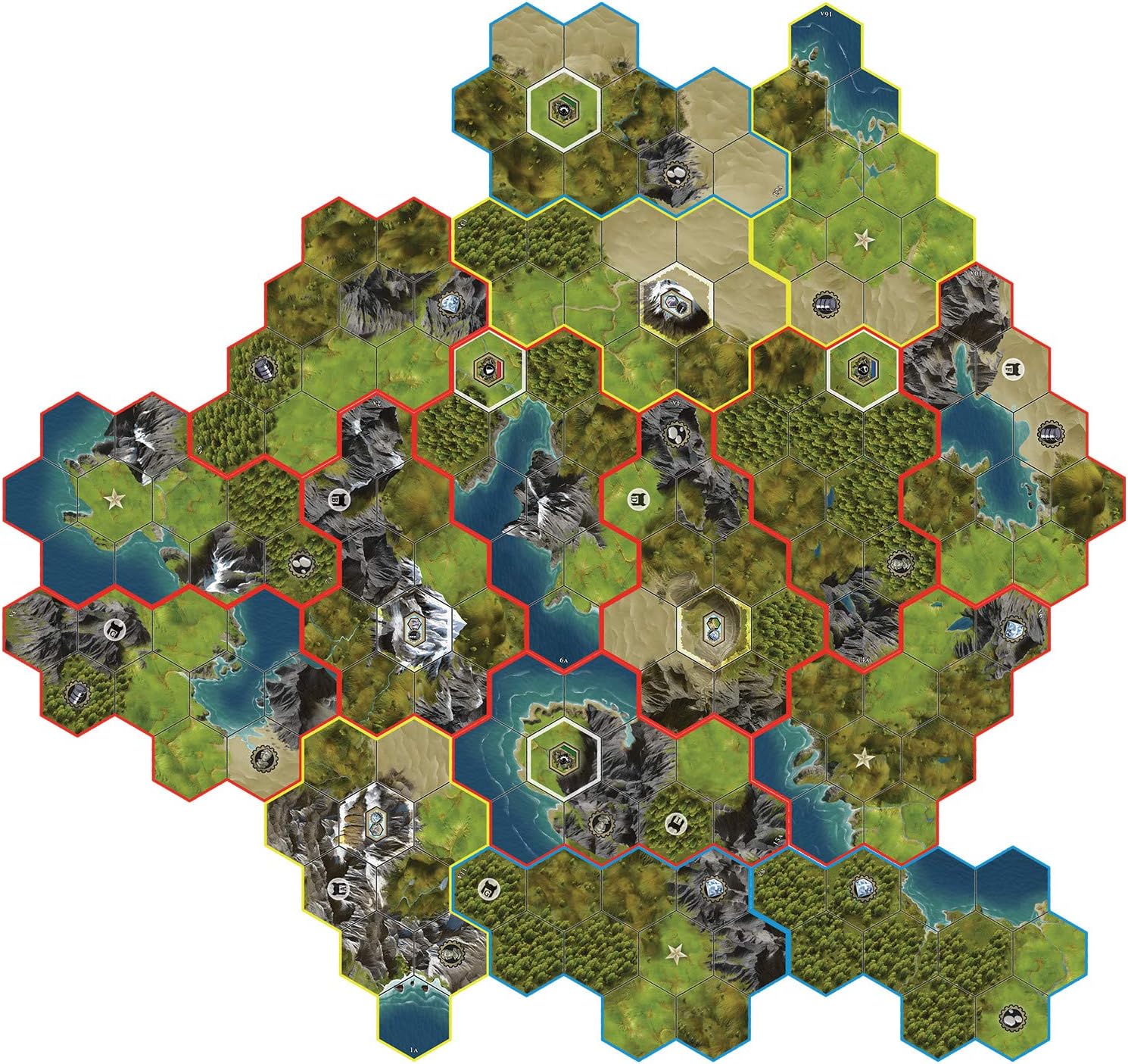 Board Game, 2-4 Players, 1-2 Hour Playtime R954361