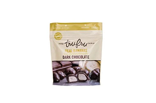 6-Pack Dark Chocolate Dipped Freeze-Dried Bananas 4.5 oz Q190
