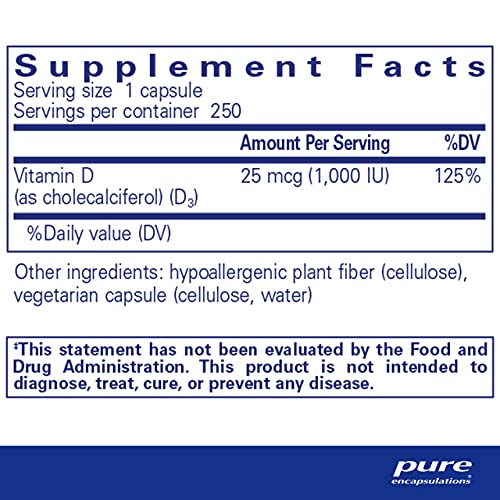Vitamin D3 25 mcg 1,000 IU Supplement 120 Capsules Z427465