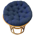 Black 100% Cotton Duck Fabric Papasan Chair Cushion A445