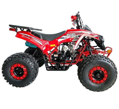 125cc ATV with Reverse Double Headlights Led Gas 4 Wheeler (Green) - Extra Large L9677