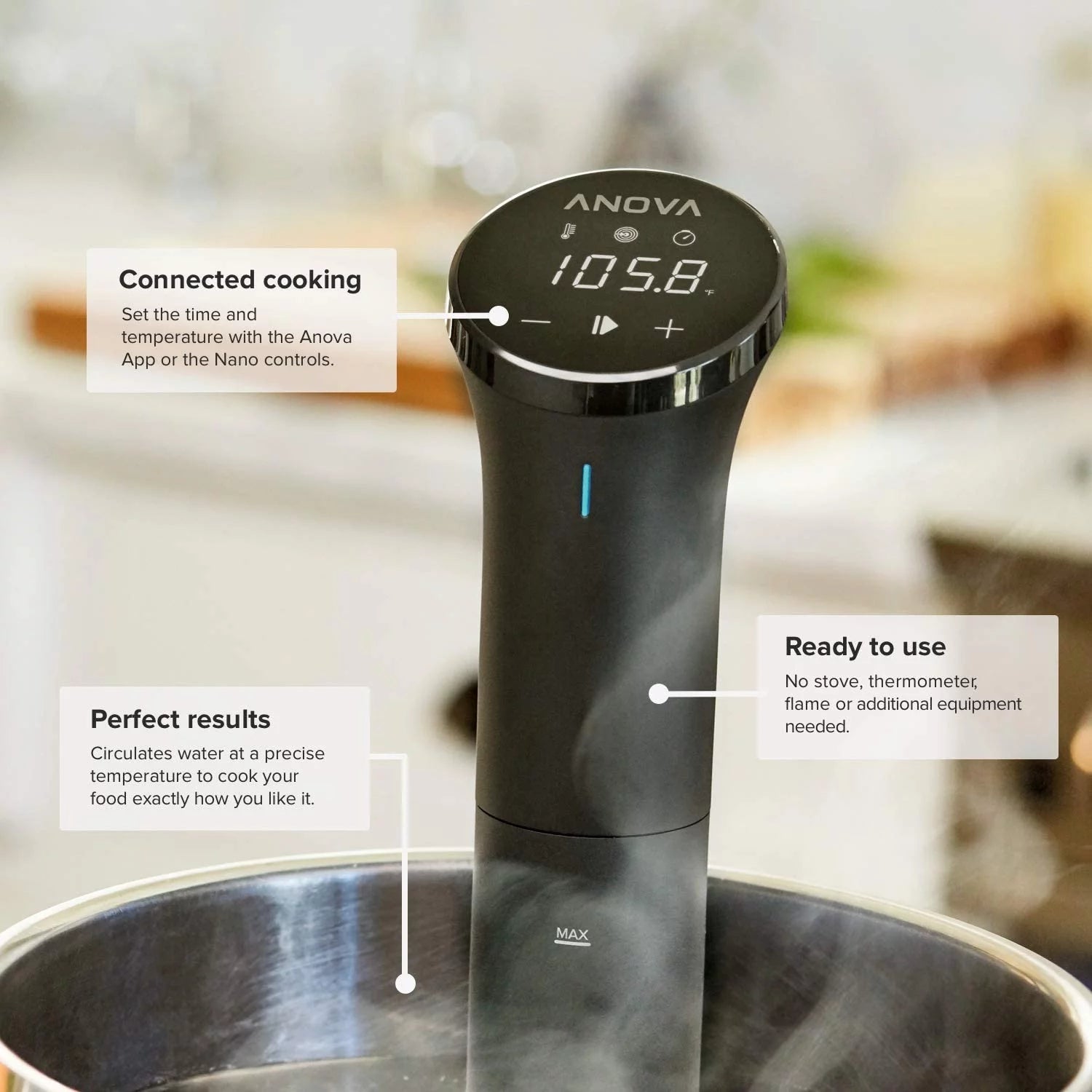 Black Sous Vide Precision Cooker R893