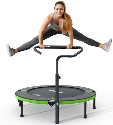 40"/48" Foldable Mini Trampoline with Adjustable Foam Handle G722