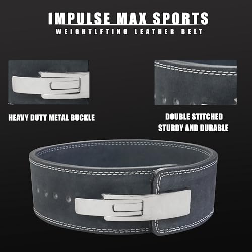 10mm Thick 4" Wide Leather Weightlifting Belt L186083