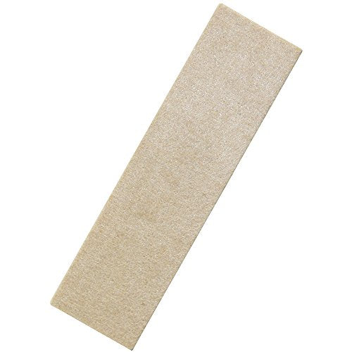 2-1/2" x 9" Reusable Plastic Carpet Slider 4 Pack & 3 1/2" x 6" Oval Reusable Furniture Sliders for Carpet Beige 8 Pack E1379