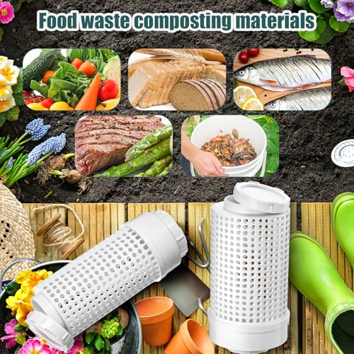4 Pcs Worm Composter Compost Bin B125061