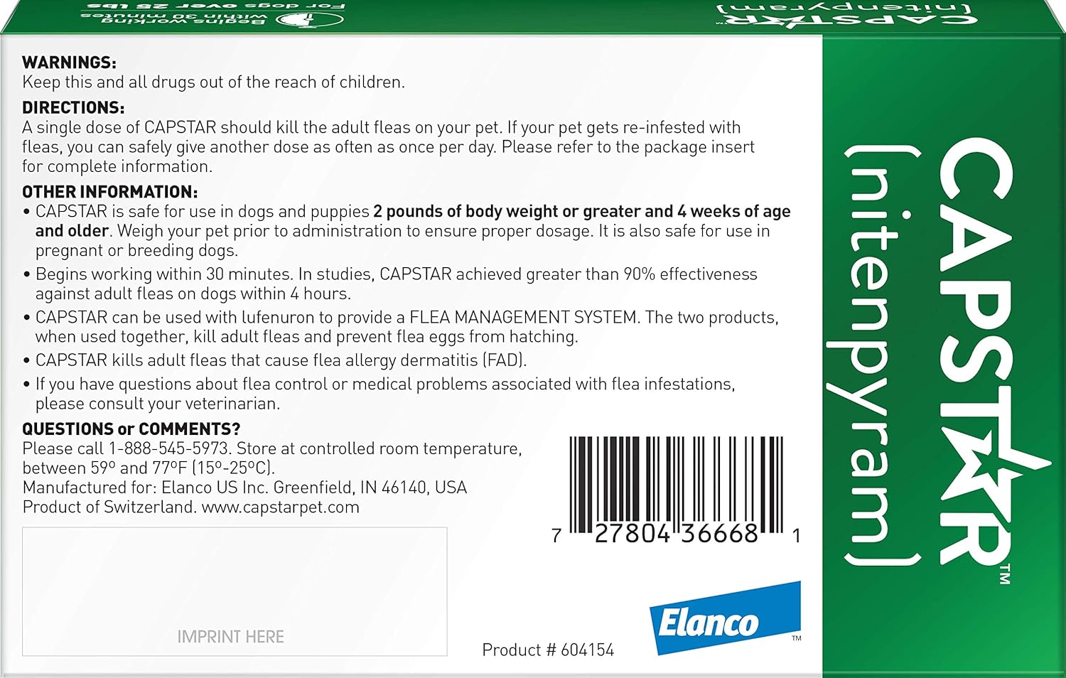 6 Pill Flea Oral Treatment for Large Dogs Q468471