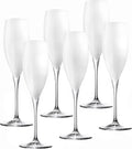 Set Of 6 Crystal Champagne Flutes N8261
