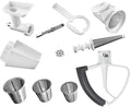 Stand Mixer Attachment Pack Food Grinder Fruit Vegetable Strainer Rotor Slicer Shredder Flex Edge Beater X4381