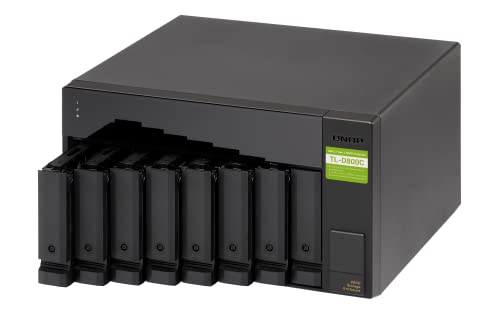 8 Bay Desktop JBOD Storage Enclosure with USB 3.2 Gen 2 Type-C Q836