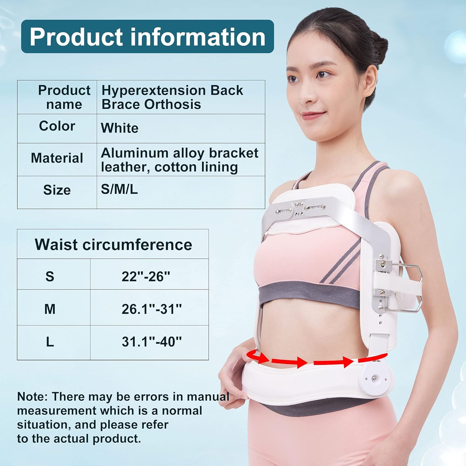 Jewett Brace for Thoracic & Lumbar Spine Flexion (Medium) I70666