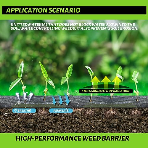 3.2oz Heavy Duty Weed Barrier Landscape Fabric H6263
