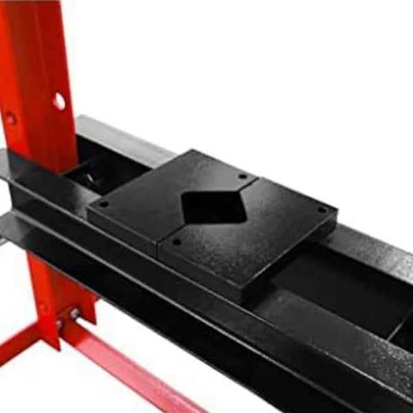 12-Ton Low-Profile Shop Press with Stamping Plates E1736